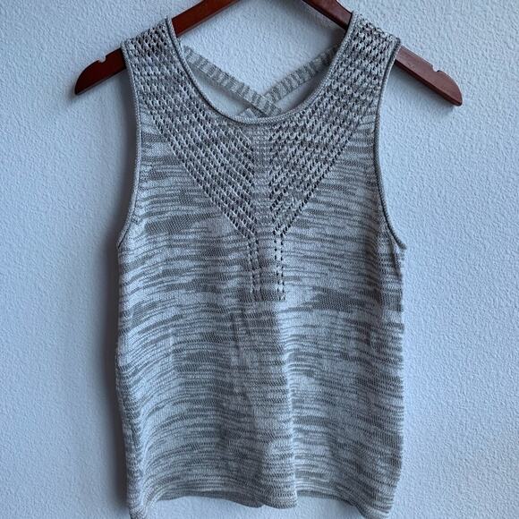 Lucky Brand Knit Cross Back Strappy Tank S - Picture 1 of 6